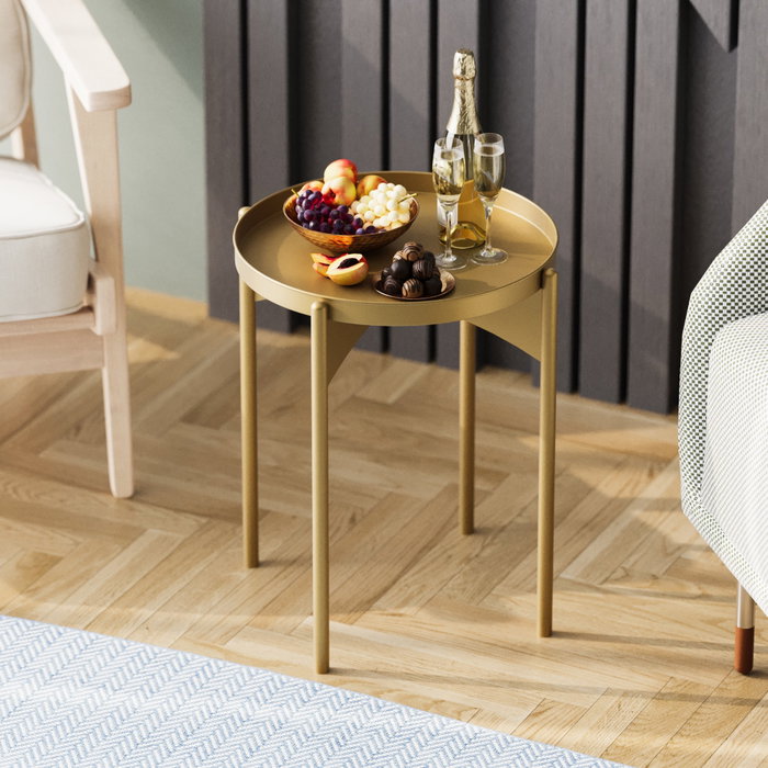 Hanah Home Mesa de Centro Shb-002-B Dorada